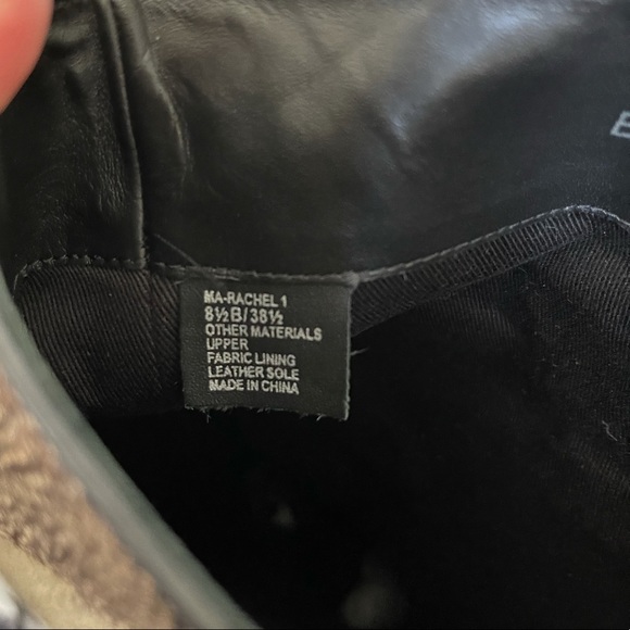 BCBGMAXAZRIA “Rachel” Pony Hair Wedge Boots - Picture 10 of 10